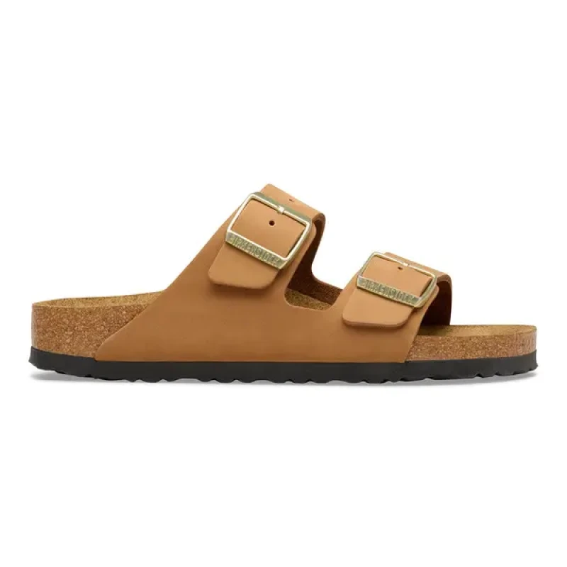 Image of Birkenstock Womens sandals Birkenstock Arizona Nubuck Marron Female 38