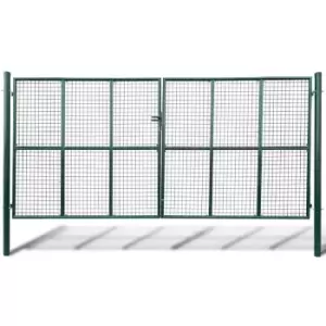 image of Vidaxl Mesh Garden Gate 415 X 250 Cm / 400 X 200 Cm