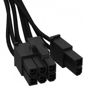 image of BeQuiet PC, Current Cable [1x ATX plug 8-pin (6+2) - 1x 12-pin plug (PSU)] 0.60 m Black