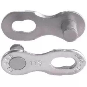 Image of KMC Missing Link EPT Nonreusable 11 Speed 2 Pack - Silver