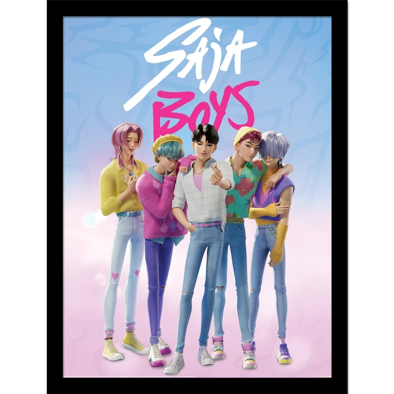 Image of K-pop Demon Hunters (saja Boys) Collector Print, Multi FP2510433