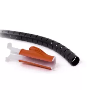 Image of Dataflex Cable guide, with insertion aid, black