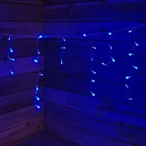 image of 100 Blue Icicle Connectable LED Seasonal Lights