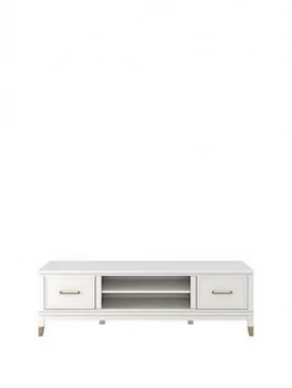 image of Cosmoliving Westerleigh TV Stand - White - Fits Up To 65 Inch