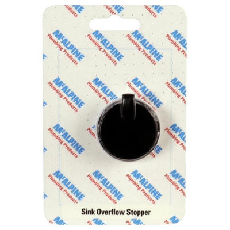 Image of Mcalpine Handipak No. 19 Basin Sink Overflow Stopper Card-19