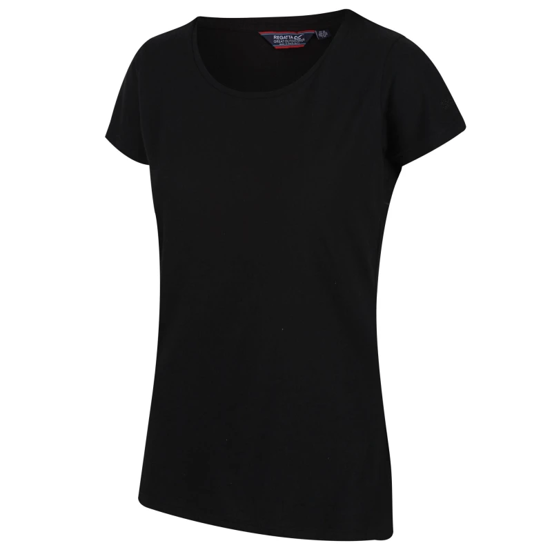 Image of Regatta Carlie Coolweave T-Shirt - Black 16