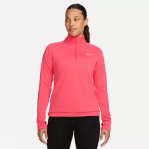 Image of Logo Print T-Shirt with Half Zip and Long Sleeves