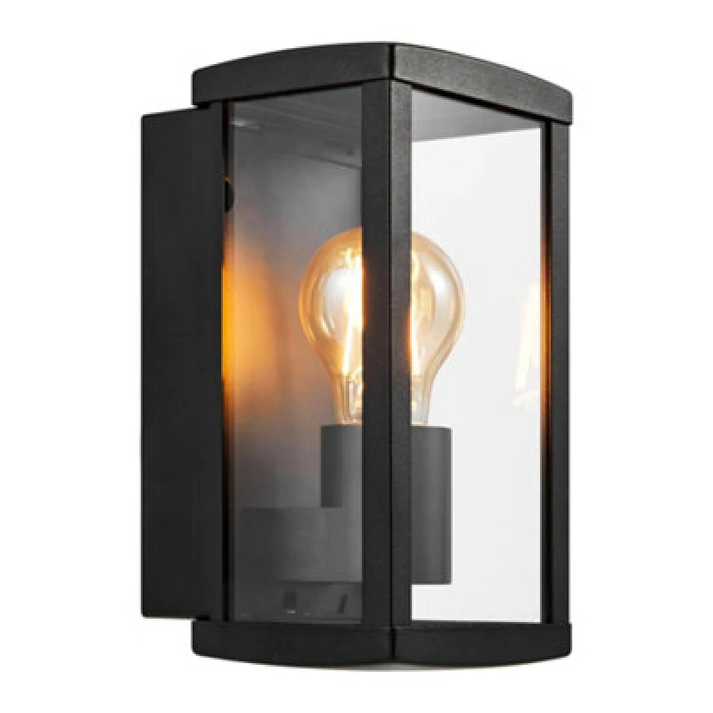 Image of Nordlux Luchy Outdoor Metal Wall Light Weatherproof Black,mains