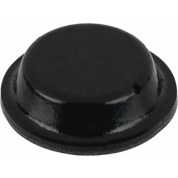 310020 PU Round Protective Feet Ø12.7 x 3.5 - Black - Sheet 100 - R-tech