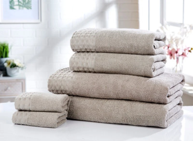 Image of Rapport Home Retreat Bath Towel Pure Cotton Latte