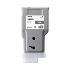 Image of Canon PFI206GY Grey Ink Cartridge