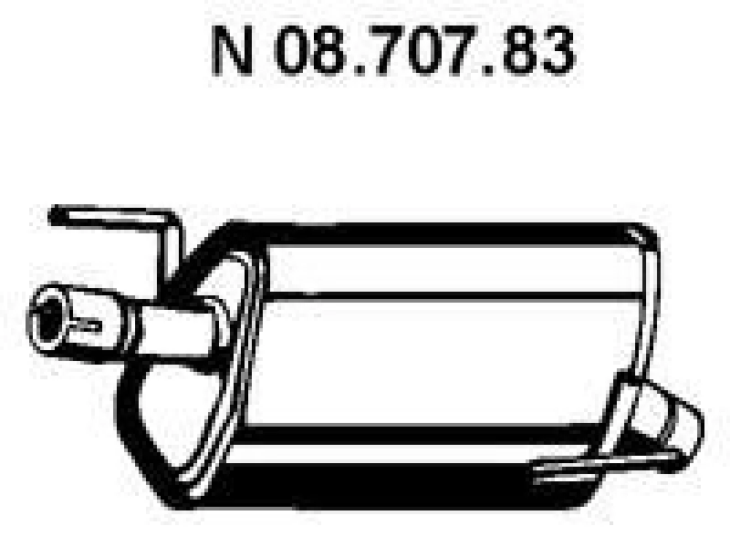 Image of Rear silencer VEGAZ OS-668EBER