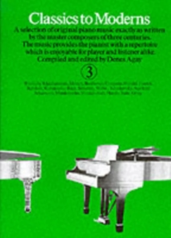Image of Classics to Moderns. 3 by Denes Agay Paperback