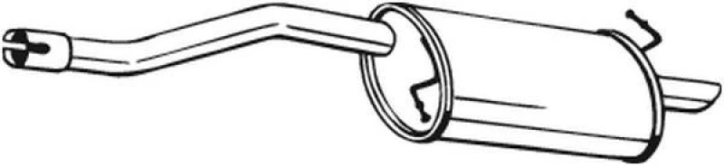 Image of Rear silencer BOSAL 154-123
