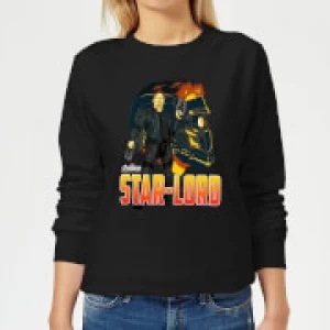 image of Avengers Star-Lord Womens Sweatshirt - Black