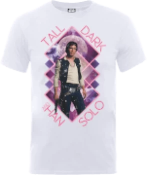 Image of Star Wars Han Solo Tall Dark T-Shirt - White - L