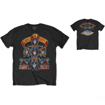 Image of Guns N' Roses - NJ Summer Jam 1988 Unisex Large T-Shirt - Black