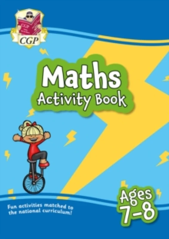 Image of CGP Books Maths Activity Book for Ages 7-8 (Year 3) Paperback Multi
