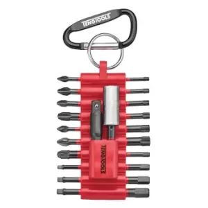 Image of Teng Tools THBSI22 Impact Bit Set 22 Pieces in Holder With Clip Ring