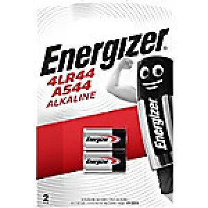 Image of Energizer Button Cell Batteries 4LR44 6V Alkaline 2 Pieces