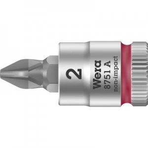 image of Wera 8751 A 05003351001 Phillips Bit PH 2 1/4 (6.3 mm)