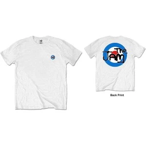 Image of The Jam - Target Logo Mens Large T-Shirt - White