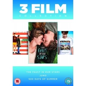 Image of Fault In Our Stars/Juno/500 Days Of Summer DVD