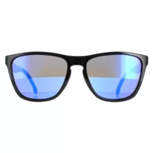 Image of Square Black Blue Blue Mirror 8058/S