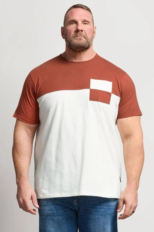 Image of BadRhino BadRhino Men Mirage Pocket T-Shirt in White Size: X-Large White X-Large Male 5063589804037