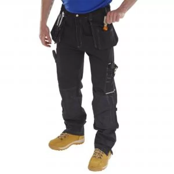 image of Click Shawbury Multi-purpose Trouser Black 36" Tall Leg