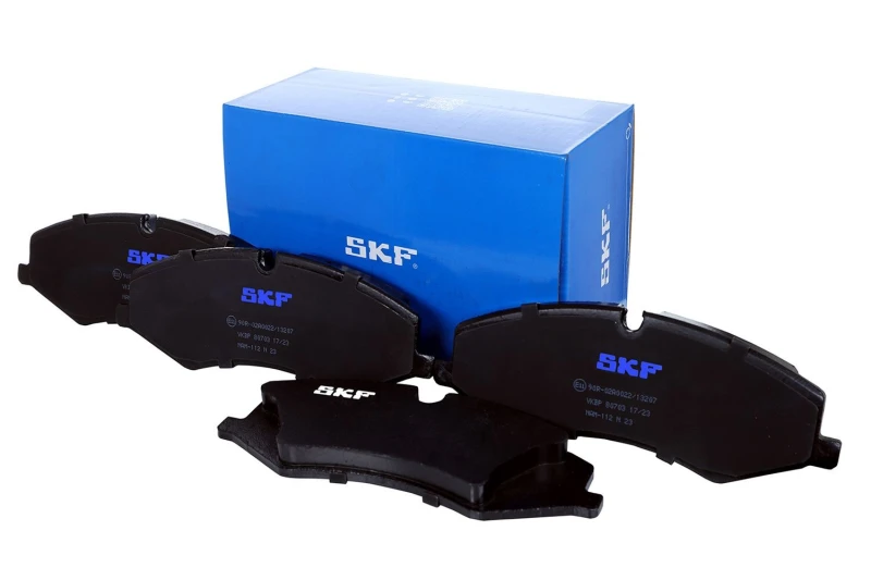 Image of SKF VKBP 80703 Brake pad set prepared for wear warning indicator Brake Pad Set,disc brake (402)