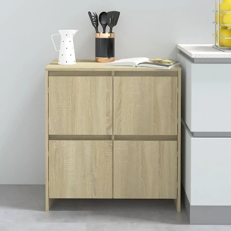 Image of VIDAXL Sideboard Sonoma Oak 70x41x75cm Engineered Wood Vidaxl 8720286835319