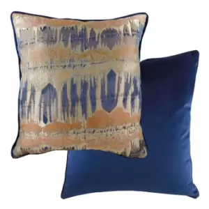 Image of Inca Jacquard Cushion Royal, Royal / 43 x 43cm / Cover Only
