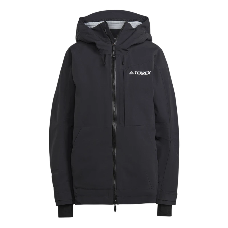 Image of adidas Terrex 3L Post-Consumer Nylon Snow Jacket Womens - Black XS