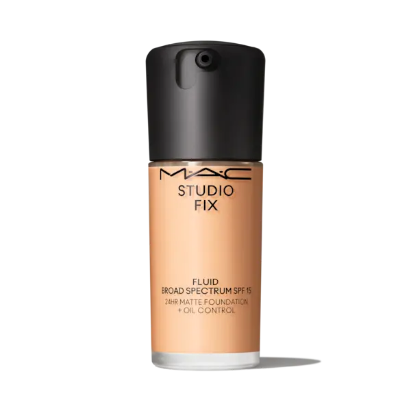 Image of MAC Studio Fix Fluid SPF 15 Foundation - NC18 - Soft-Matte Finish - 24hr Medium-To-Full Coverage - 30ml - MAC Cosmetics