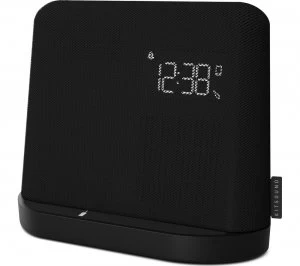 Image of XDock Qi FM Bluetooth Clock Radio - Black