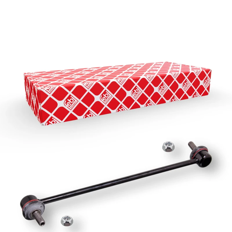 Image of FEBI BILSTEIN 42390 Anti-roll bar link Front Axle Right Steel Link Stabiliser (3229)