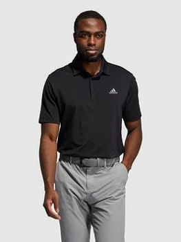 Image of adidas Golf Ultimate 365 Solid Polo Shirt - Black, Size L, Men