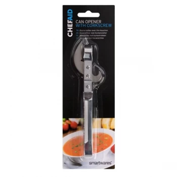 Image of Chef Aid Can Opener with Corkscrew