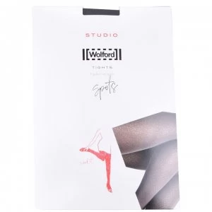 image of Wolford Spot Tights - Shark Grey 8930