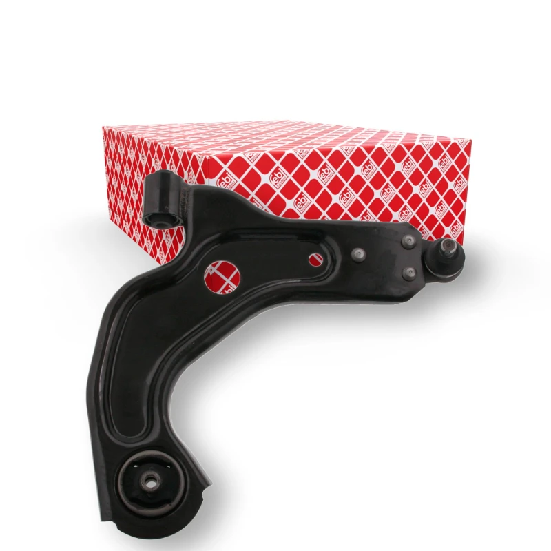 Image of FEBI BILSTEIN 14247 Suspension arm Control Arm, Sheet Steel, Lower, with ball joint, with rubber mounts Sheet Steel Track Control Arm (273)