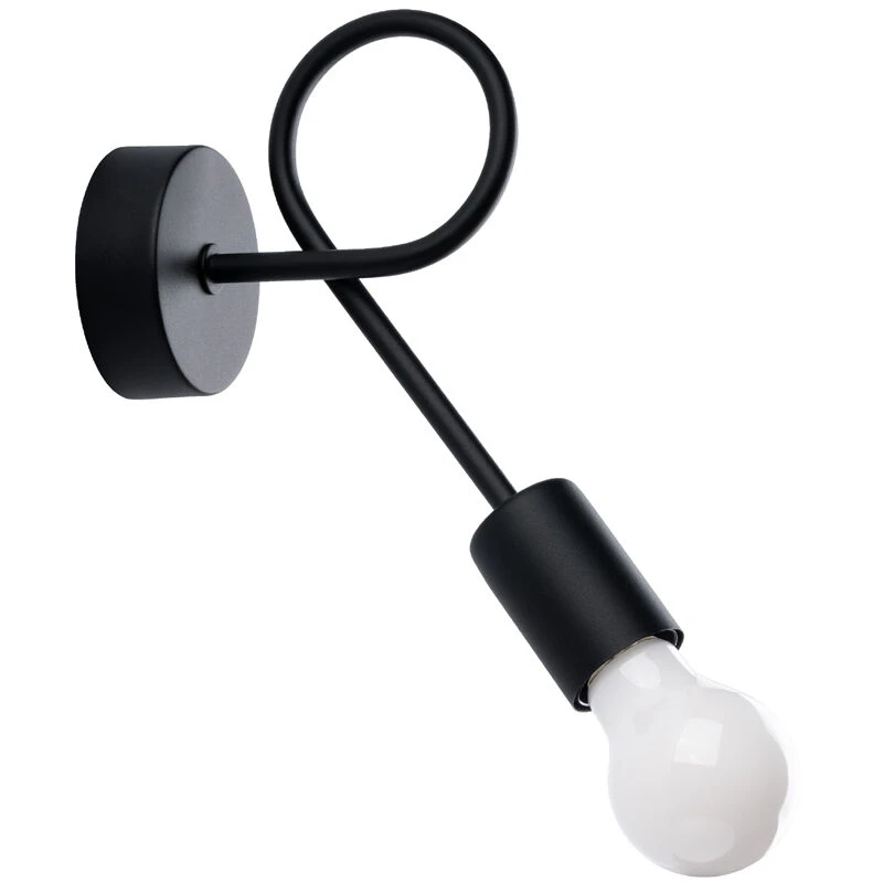 Image of SOLLUX Wall lamp levar Black 5903282776845