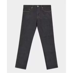 Image of Paul And Shark Raw Denim Jeans - Blue