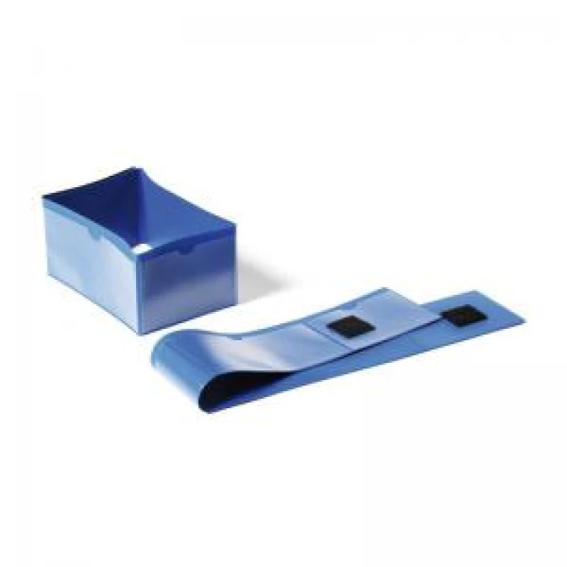 Image of Durable Durable - Pallet Foot Ticket Sleeve Document Label Pockets 50 Pack Blue - Navy Blue 50006211