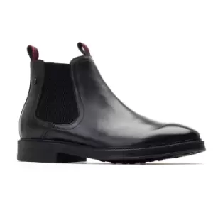 Image of Base London Mens Masada Pull Up Leather Chelsea Boots UK Size 10 (EU 44)