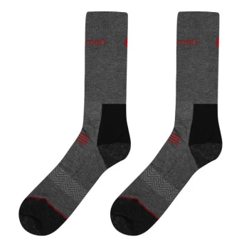 image of Salomon Lightweight 2 Pack Walking Socks Mens - Grey