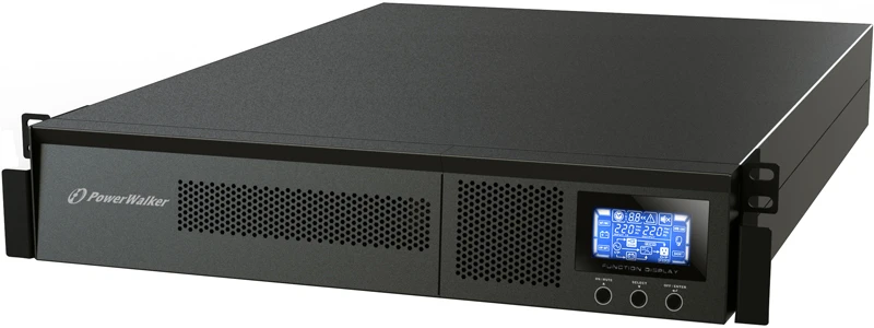 Image of PowerWalker VFI 1000RM LCD Double-conversion (Online) 1 kVA 900 W 6 AC