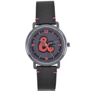 Image of Dungeons & Dragons Logo Black Strap Watch