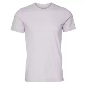 image of Canvas Unisex Jersey Crew Neck T-Shirt / Mens Short Sleeve T-Shirt (2XL) (Lavender Dust)