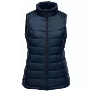Image of Stormtech Womens/Ladies Stavanger Thermal Body Warmer (XL) (Navy/Graphite Grey)